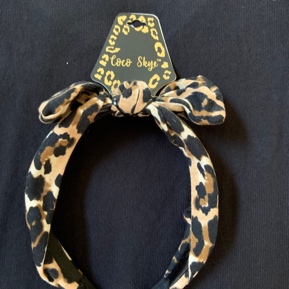 Leopard headband
